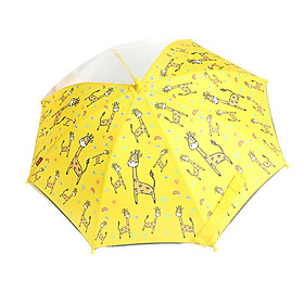 Kids Stick Umbrella Cartoon Rain Umbrellas for Toddlers Boys and Girls School