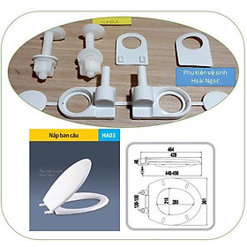 Mua HA03 - Nắp bồn cầu nhựa loai dày