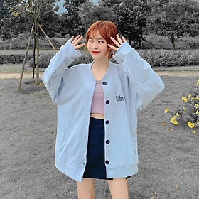 Áo KHOÁC form rộng Hoodie nữ  SE.VEN.ZIA Unisex