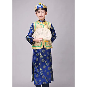 Trang Phục Cổ Trang Trung Quốc Ngũ A Ca Vua Càng Long Của Nhà Thanh Dành Cho Bé Trai
