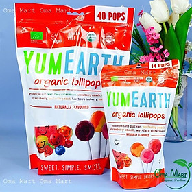 Kẹo mút vị trái cây hữu cơ Yum Earth