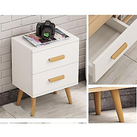 Mua Tab 2 ngăn kéo Bắc Âu màu trắng- vân sồi GP32.3