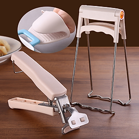 Bộ công cụ gắp đồ gia dụng giá buốt mái ấm nhà bếp silicone 3 số - Kẹp món ăn, căng tay, giá bán bung cặp tô đĩa