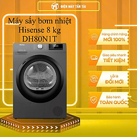 DH80N1T - Máy sấy bơm nhiệt Hisense 8 kg DH80N1T - HÀNG CHÍNH HÃNG - GIAO HCM