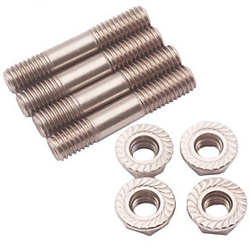 4-13pack 4 Sets New Stainless Steel Stud Nuts M8X1.25 With Flange For T25 T28