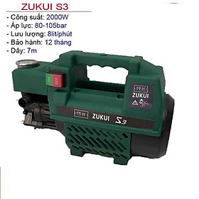 Máy Rửa Xe Zukui S3 Máy Xịt Rửa Cao Áp 2000W Ruột Đồng