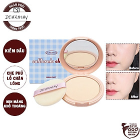 Phấn Phủ Dạng Nén Kiềm Dầu Dearmay California Cherry Sebum Pact 12g