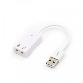 Cáp Chuyên Đổi USB Ra Tai nghe Và Mic 7.1 Cao Cấp AZONE - Hàng Nhập Khẩu