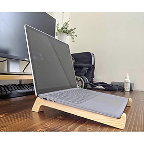 Mua Chân gỗ kê laptop nhỏ gọn tiện lợi giúp tản nhiệt máy  giá đỡ laptop đa năng