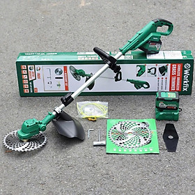 Máy cắt cỏ WORKFIX WF-GT1323BL / Không chổi than / Dài 130cm / Lưỡi 250mm / chính hãƞg - BỘ MÁY 1 PIN