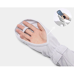Găng tay xỏ ngón chống nắng, chống tia UV cho nữ lái xe