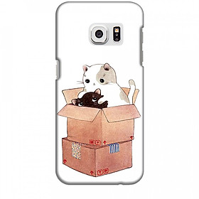 Ốp lưng dành cho điện thoại  SAMSUNG GALAXY S7 Mèo Con Dễ Thương