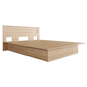 GRAMERCY, Giường ngủ 2 hộc tủ kéo phong cách hiện đại BED_058, 206x85cm