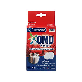 Viên Nén Vệ Sinh Lồng Giặt OMO Matic 20gr viên -  1hộp - 4 Viên