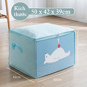 Mua Túi Vải Đựng Quần Áo - Chăn Mền Siêu To - Giúp Tiết Kiệm Không Gian ( KHÔNG CÓ KHUNG