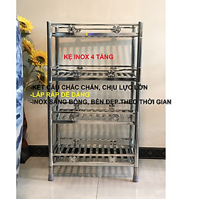 Kệ inox chén bát , xoong nồi, kệ inox nhà bếp - thương hiệu VIMOS (nhiều kích cỡ)