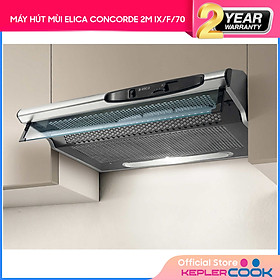 Máy Hút Mùi Dạng Cổ Điển Elica CONCORDE 2M IX/F/70 (70cm) - Hàng Chính Hãng