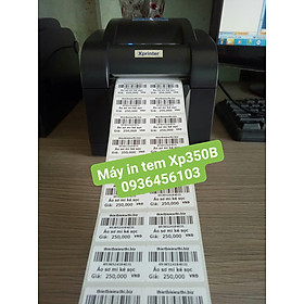 Mua Máy in tem mã vạch 2 chức năng Xprinter 350B - Hàng Chính Hãng - Cam kết Chất lượng