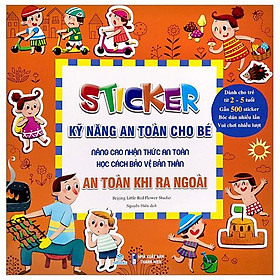 Stickers Kỹ Năng An Toàn Cho Bé - An Toàn Khi Ra Ngoài