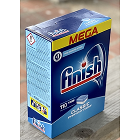 Viên rửa bát Finish Classic 100 viên hộp - Hương Chanh, Nhập khẩu EU