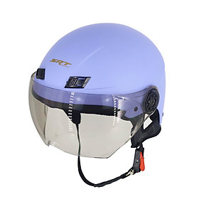 Mũ bảo hiểm 1/2 có kính SRT tem A30 cao cấp - Kính chống tia UV, Chính hãng SRT