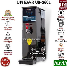 Mua Máy đun nước nóng tự động Unibar UB-S60L - Dung tích 30 lít - Công suất 60 lít/h - Mẫu mới 2023 - Hàng chính hãng