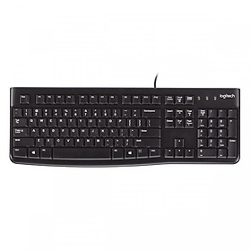Bàn phím có dây thiết kế chống tràn Logitech K120 - Hàng Chính Hãng