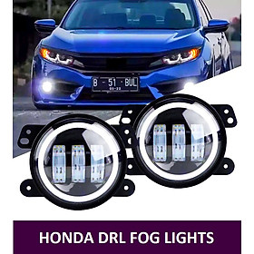 Bộ Đèn Gầm LED DRL Đổi Màu Báo Rẽ Honda City Civic (2014-2019)