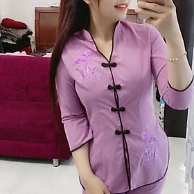 ĐỒ LAM ĐI CHÙA # CỔ TÀU VIỀN# Đồ Bộ # Quần Áo Nữ