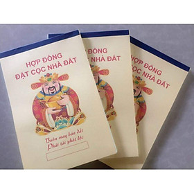 Combo 3 Sổ đặt cọc nhà đất Thần Tài