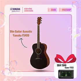 Đàn Guitar Acoustic Yamaha FS400 - Thiết kế đơn giản, nhỏ gọn, phù hợp cho người mới, phù hợp cho người mới bắt đầu chơi đàn, sản phẩm chính hãng