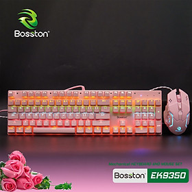 BỘ PHÍM CHUỘT CƠ BOSSTON EK9350 - HÀNG CHÍNH HÃNG