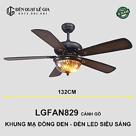 Mua Quạt Trần Tân Cổ Điển LGFAN829 | Quạt Trần Cho Phòng Ăn