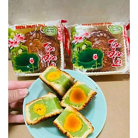 Bánh Trung Thu Đậu Xanh Lá Dứa Hạt Dưa Tân Dân Lợi - 200g/2 trứng - Bao date mới - Bao ngon 