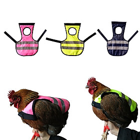 3x Breathable Pet Vest Chicken Hen Saddle for