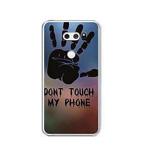 Ốp lưng dẻo cho điện thoại LG V30 - 0292 DONTTOUCHMYPHONE - Hàng Chính Hãng