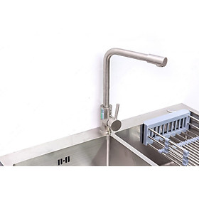 Vòi rửa bát inox nóng lạnh Mangol Mg803