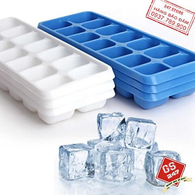 Mua combo 3 khay đá nhựa tủ lạnh (mỗi khay 15 ô)