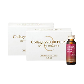 Combo 2 hộp 20 chai Collagen 20000 Plus Ex.beaute Nhật Bản