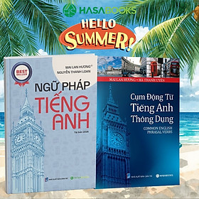 Combo 2 Cuốn Ngữ Pháp Tiếng Anh Và Cụm Động Từ Thông Dụng