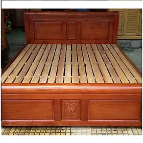 Mua Giưởng ngủ gỗ xoan đào lào 1m6 kiểu hoa sen