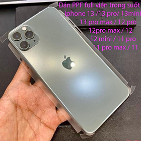 Mua Miếng Dán PPF Full viền dành cho iphone 13 pro max / 13 pro / 13 / 13 mini / 12 pro max/ 12 pro / 12 / 11pro max / 11 / 11pro max