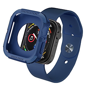 Mua Ốp Case Chống Shock Chống Va Đập Carbon cho Apple Watch Series 4/ 5/ 6/ SE/ 7/ 8/ 9 Size 40/41/44/45mm- Hàng chính hãng