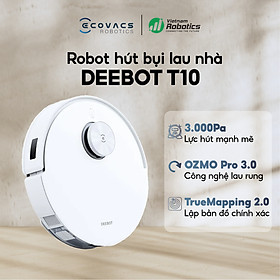 Mua Robot Hút Bụi Ecovacs Deebot T10  Công Nghệ Quét Laser  Lực Hút Lớn Lên Tới 3000Pa - Hàng Chính Hãng