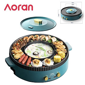 Mua Bếp lẩu nướng đa năng 2 trong 1 - Công suất 2200W - Nhôm đúc nguyên khối