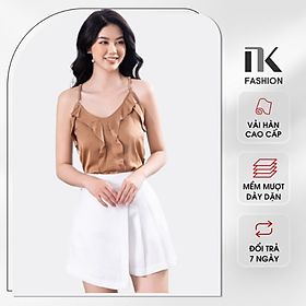 Áo 2 Dây Thun Nữ NK FASHION Phong Cách Thời Trang Quyến Rũ, Sang Chảnh, Vải Nhập Cao Cấp, Mềm Mại NKSM2204003