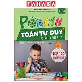 Sách POMath - Toán Tư Duy Cho Trẻ Em 4-6 Tuổi (Tập 3)
