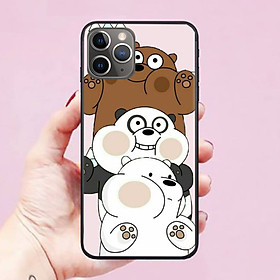 Hình ảnh Ốp lưng điện thoại dành cho iPhone 12 Pro Max hình Gấu Bears Dễ Thương Mẫu 04