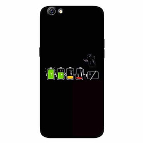 Ốp lưng in cho Oppo A83 Cạn Pin