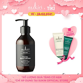 Kem dưỡng ẩm dành cho nam Sukin For Men Facial Moisturiser (Pump)